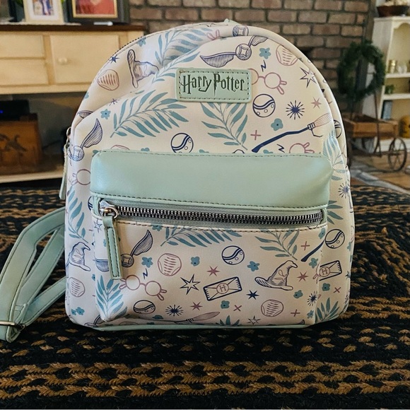 Harry Potter Wizarding World Mini Backpack Bag w/Harry Potter Symbols - Picture 1 of 16